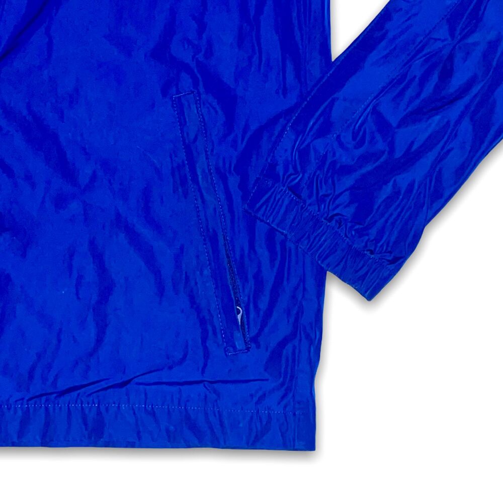 Nike Vintage Rare Windrunner Jacket Glanz Nylon Football Soccer Blue S - Picture 5 of 8